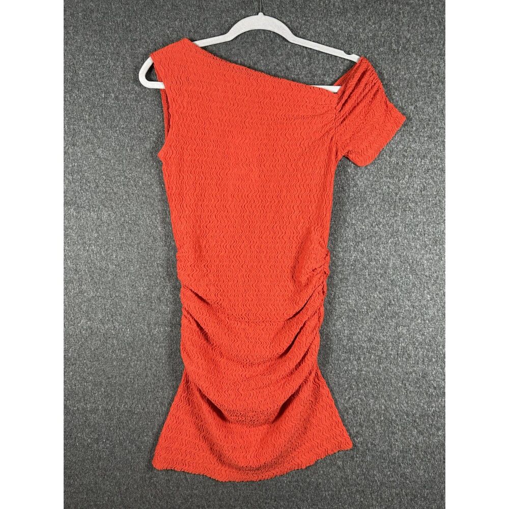 NWT Zara Textured Asymmetric Mini Dress Size Medium
